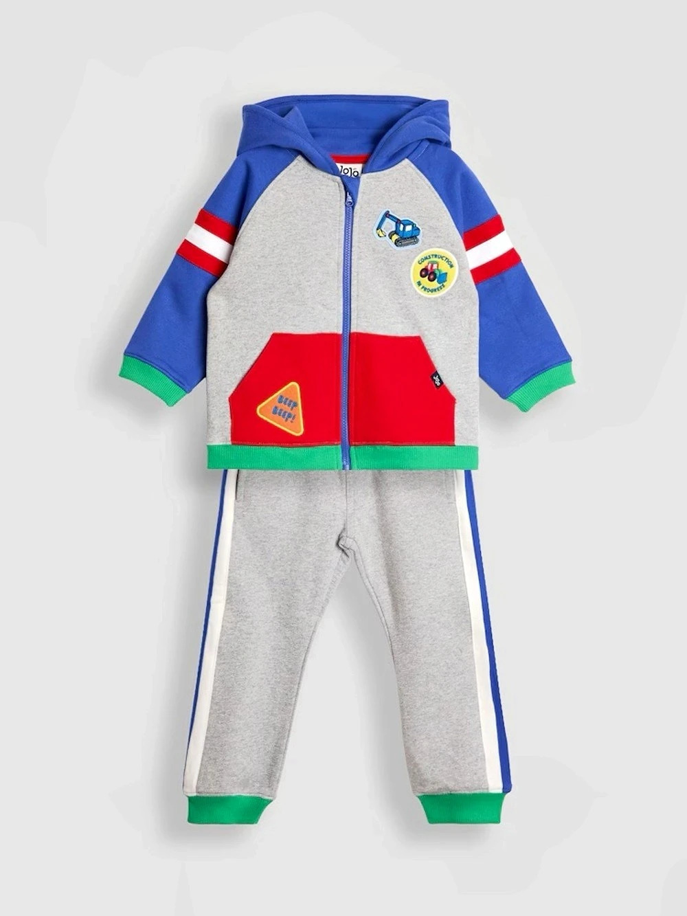 Jojo Maman Bebe Racing hoodie and pants set 3-4 yrs NWT/NIB